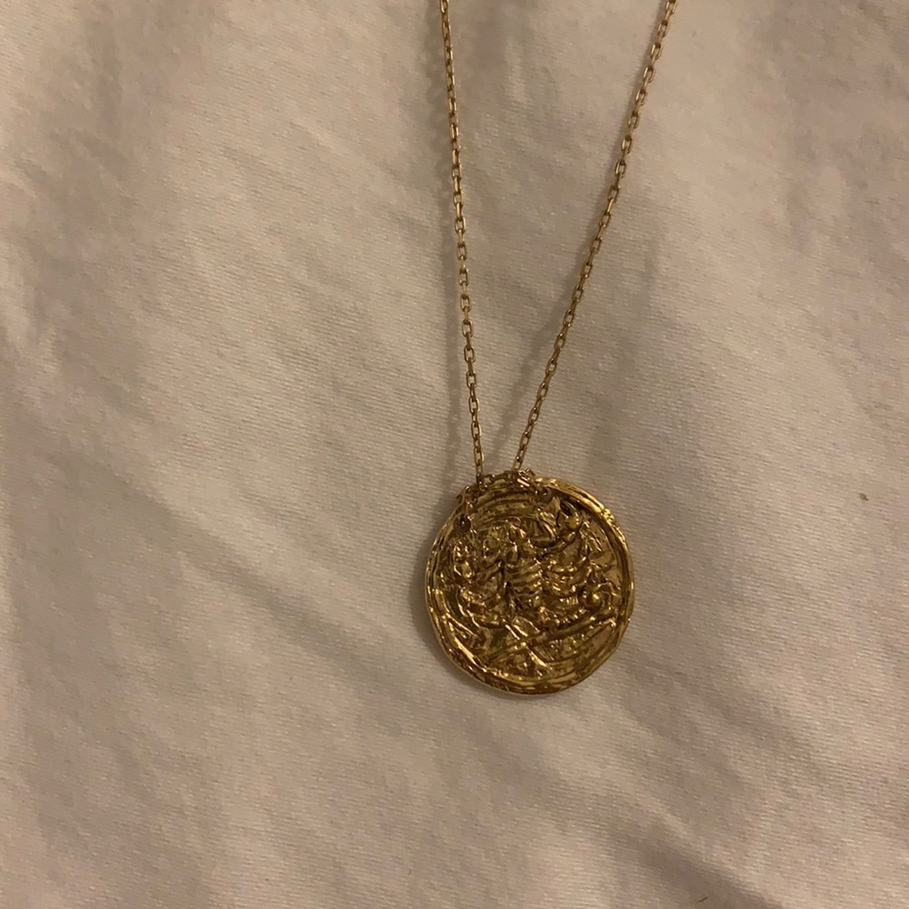 Sezane Zodiac Pendant Necklace Scorpio